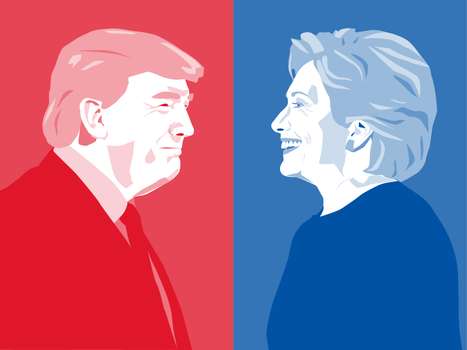 ABD 2016 Başkanlık Seçimi'nin Tarafları Donald Trump ve Hillary Clinton