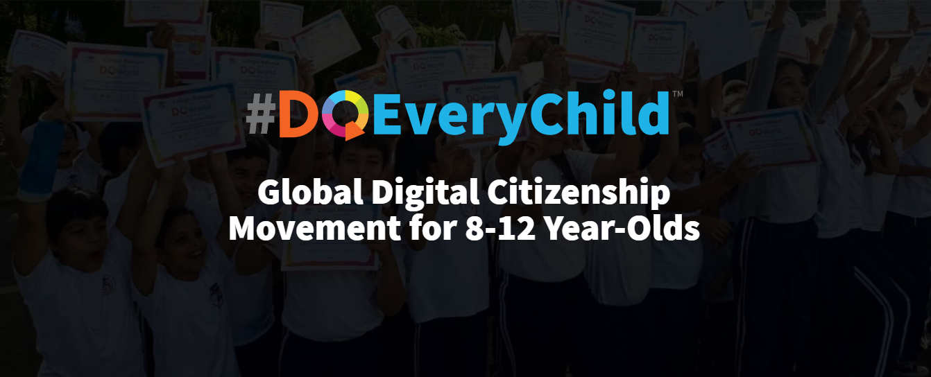 DQEveryChild 8-12 yaş arası çocuklar için Küresel Dijital Vatandaşlık Hareketi