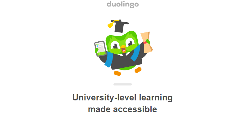 Duolingo'dan üniversite düzeyinde yeterlilik sunan dersler