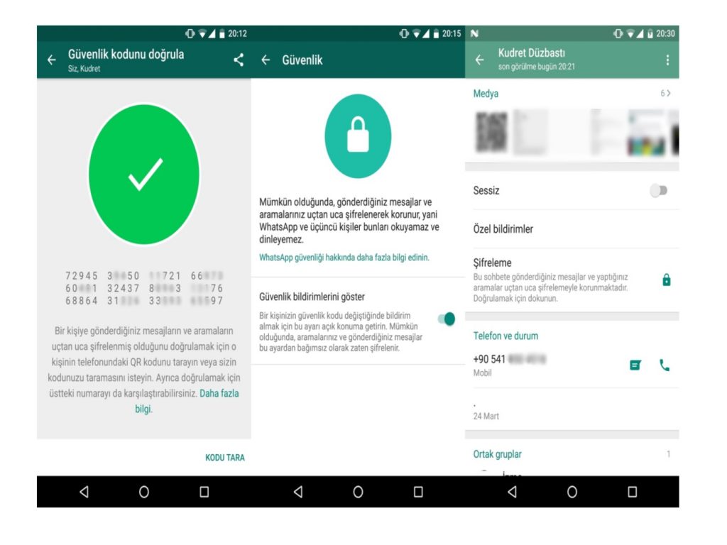 Whatsapp Uçtan Uca Şifreleme Açıklaması