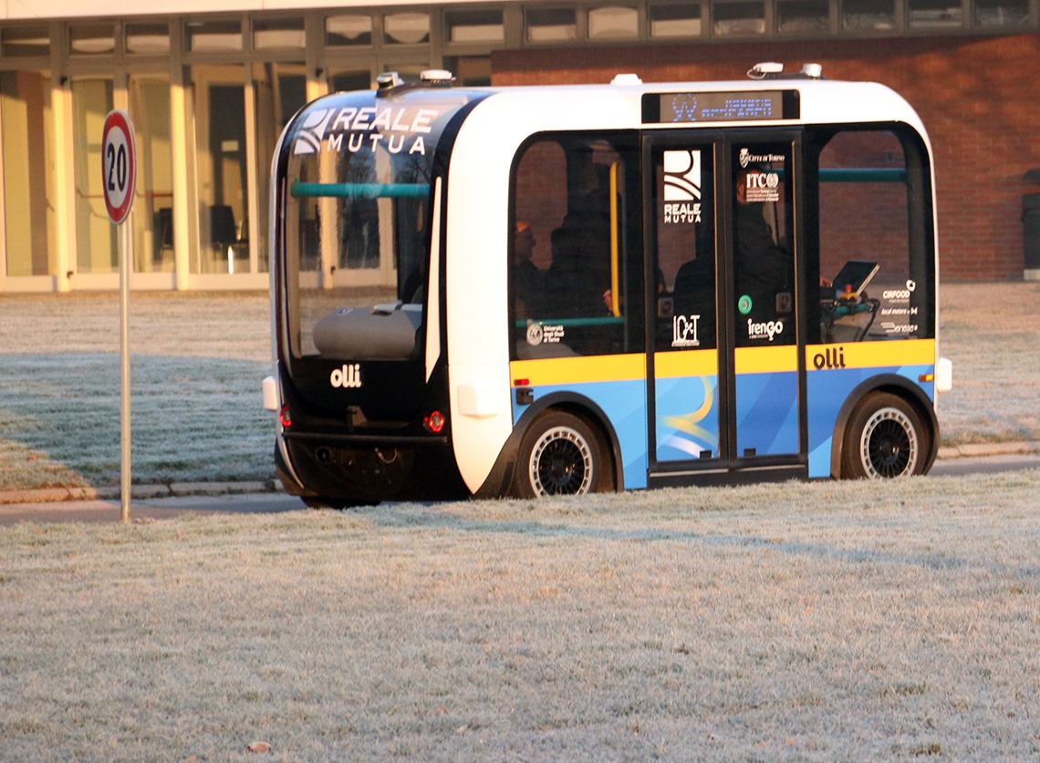 Olli 2.0'ın servis aracı olarak kullanıldığı test sürüşü