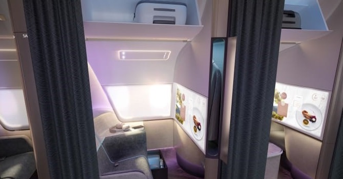 Business class kabinleri
