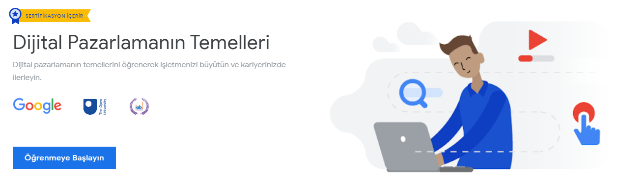 Google Dijital Atölye’de Ücretsiz Eğitimler