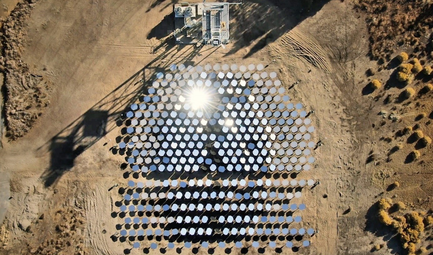 Heliogen'in aynaları kullanan teknolojisi