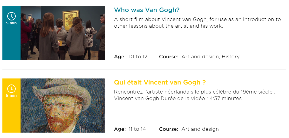 Okulda Van Gogh