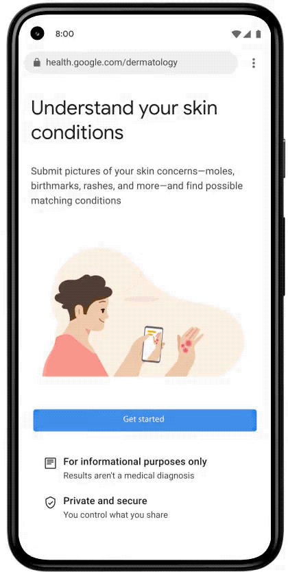 Google’ın yapay zekâ teknolojisinin nasıl çalıştığını gösteren bir süreç