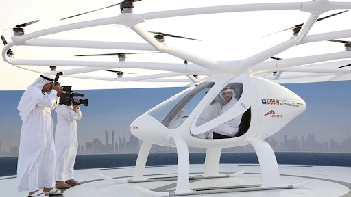 Dubai’de geliştirilen bir drone taxi